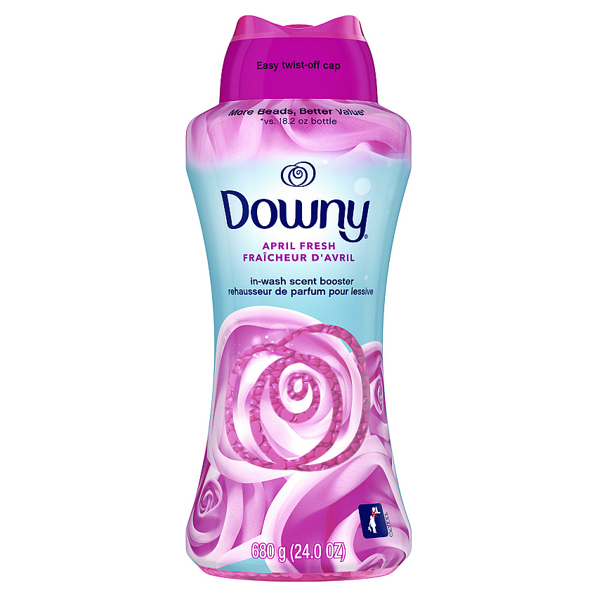 Downy Fresh Protect In-Wash Scent Beads with Febreze Odor Defense, April Fresh Scent, 24 oz Pour Bottle (DNY613969095)