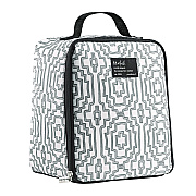 fit + fresh Lunch Bag, 8 x 6 x 10, Black and White Geometric (FAF7613FF3242)