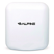 Alpine Hemlock Commercial Automatic 120V Hand Dryer, 6.68 x 11.41 x 12.31, Stainless Steel, White (ALHALP40010WHI)
