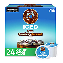 The Original Donut Shop Iced Duos Cookies + Caramel Iced Coffee K-Cup Pods, 24/Box (GMT5000373021)