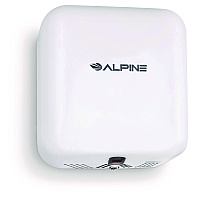 Alpine Hemlock Commercial 220V Automatic Hand Dryer, 6.68 x 11.41 x 12.31, Stainless Steel, White (ALHALP40020WHI)