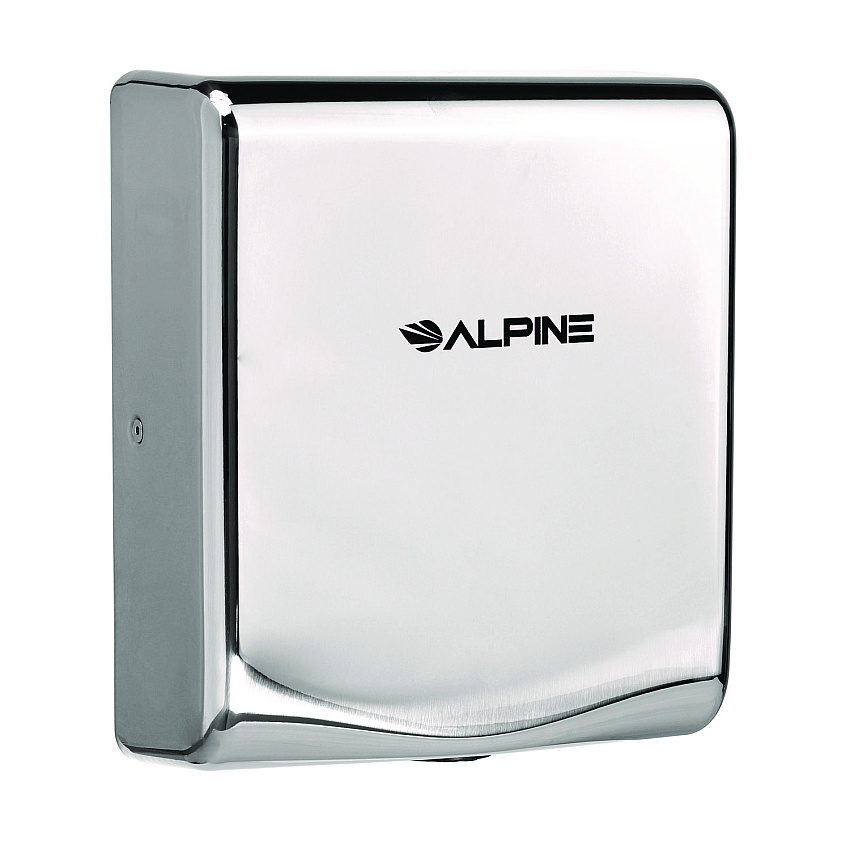 Alpine Willow Commercial 120V Automatic Hand Dryer, 3.93 x 11.25 x 12.63, Stainless Steel, Chrome (ALHALP40510CHR)