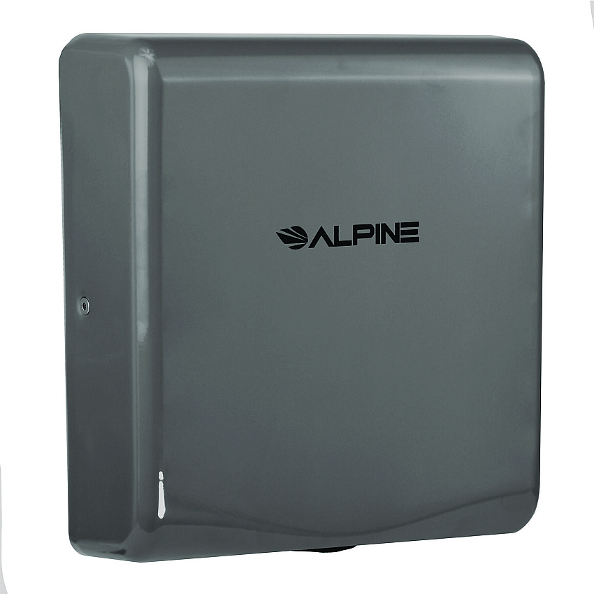 Alpine Willow Commercial 120V Automatic Hand Dryer, 3.93 x 11.25 x 12.63, Stainless Steel, Gray (ALHALP40510GRY)