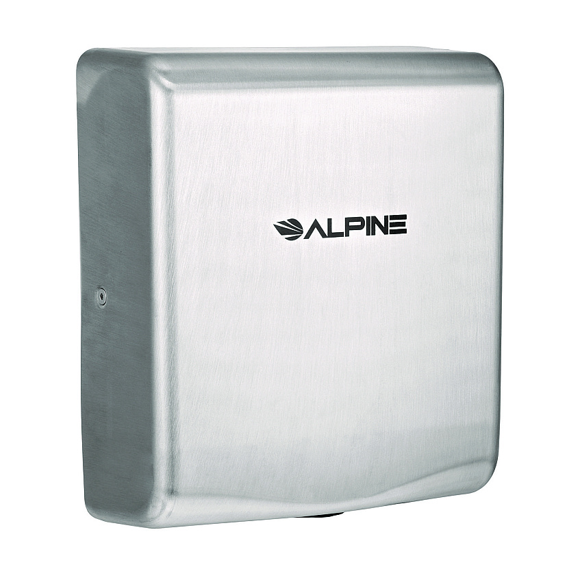 Alpine Willow Commercial 120V Automatic Hand Dryer, 3.93 x 11.25 x 12.63, Stainless Steel, Silver (ALHALP40510SSB)