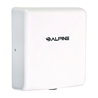 Alpine Willow Commercial 120V Automatic Hand Dryer, 3.93 x 11.25 x 12.63, Stainless Steel, White (ALHALP40510WHI)