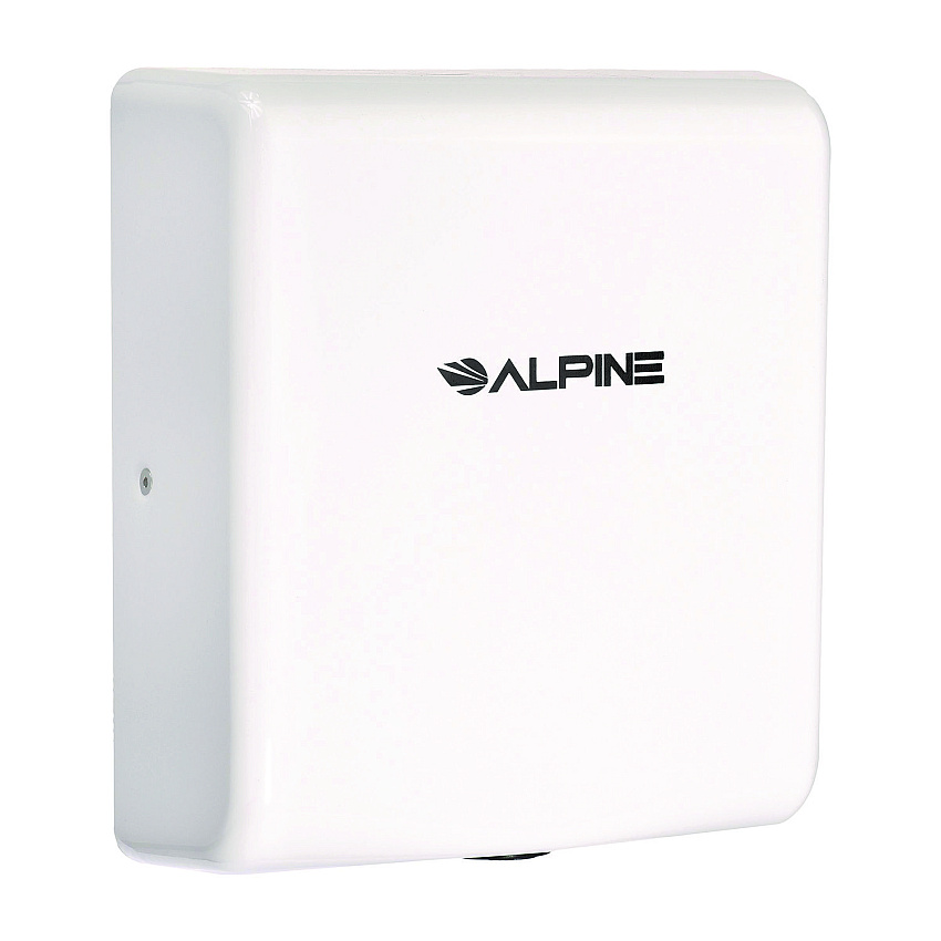 Alpine Willow Commercial 120V Automatic Hand Dryer, 3.93 x 11.25 x 12.63, Stainless Steel, White (ALHALP40510WHI)