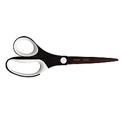 Scotch Ultra Edge Titanium Standard Scissors, 8" Long, Black/White (MMM1468TNSMXESF)