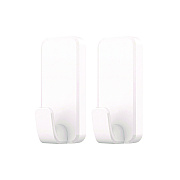 Command X-Large Utility Hooks, Plastic, White, 10 lb Capacity, 2 Hooks and 6 Strips/Pack (MMM170102ES)