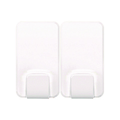 Command X-large Utility Hooks, Plastic, White, 15 lb Capacity, 2 Hooks and 8 Strips/Pack (MMM170112ES)