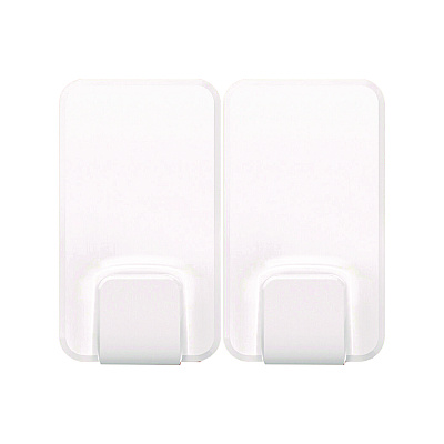 Command X-large Utility Hooks, Plastic, White, 15 lb Capacity, 2 Hooks and 8 Strips/Pack (MMM170112ES)