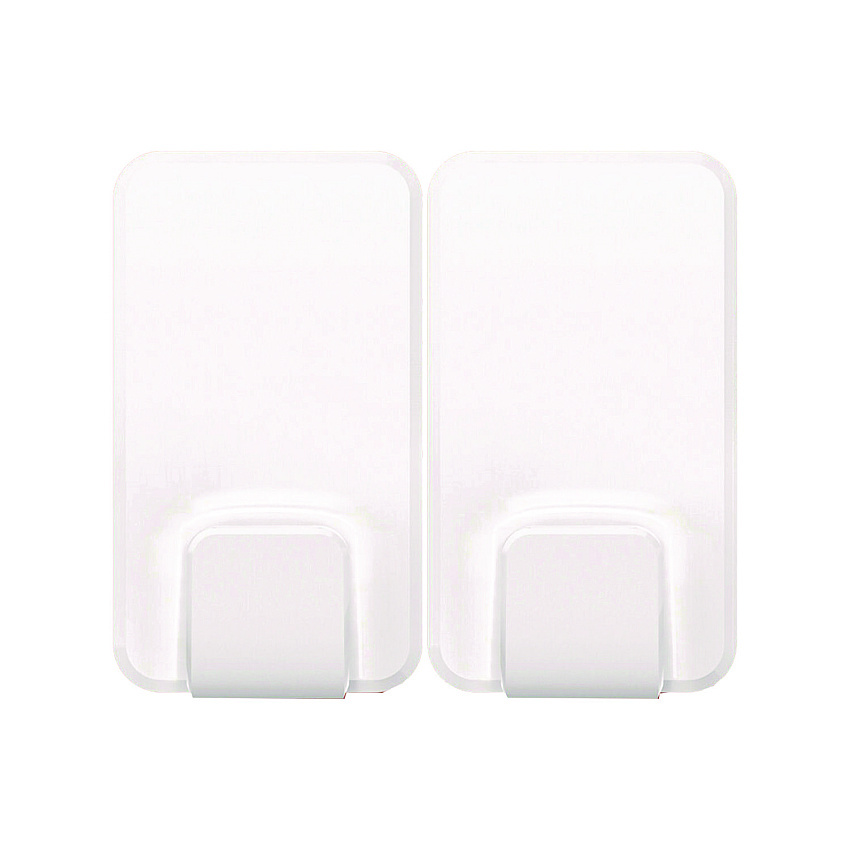 Command X-large Utility Hooks, Plastic, White, 15 lb Capacity, 2 Hooks and 8 Strips/Pack (MMM170112ES)