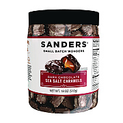 Performance Food Group Small Batch Wonders Dark Chocolate Sea Salt Caramels, 18 oz Tub (NDEMRY30987)