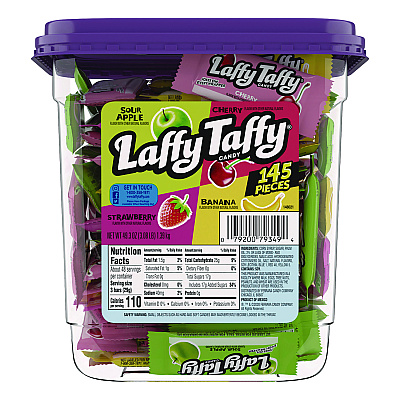 Nestl Laffy Taffy Assorted Pack, 49.3 oz Tub (FER42356)