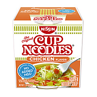 Nissin Cup Noodles, Chicken, 2.25 oz Cup, 12/Carton (NSFNIS23003)