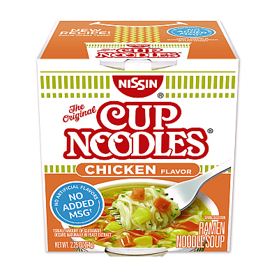Nissin Cup Noodles, Chicken, 2.25 oz Cup, 12/Carton (NSFNIS23003)