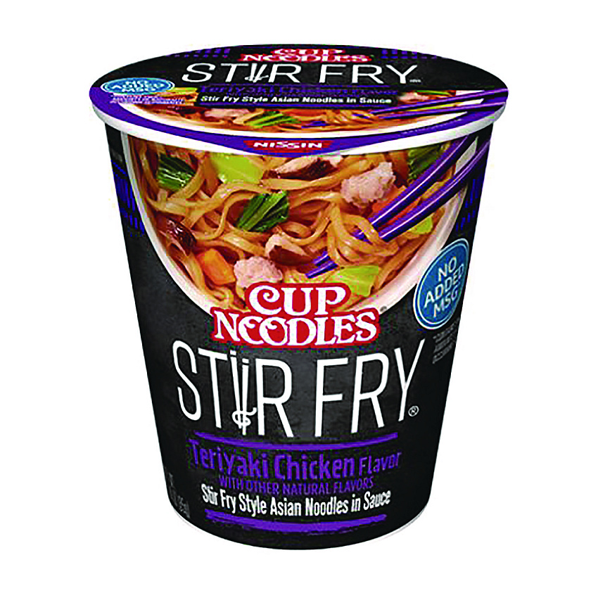 Nissin Cup Noodles Stir Fry, Teriyaki Chicken, 3 oz Cup, 6/Carton (NSFNIS42405)