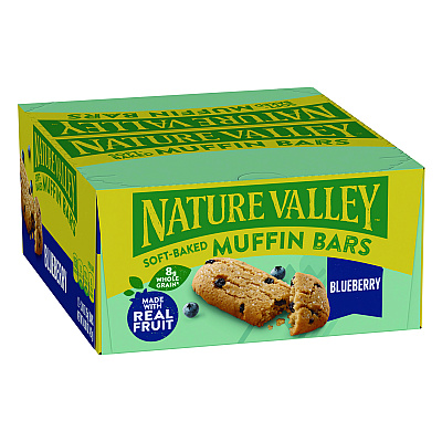 Nature Valley Blueberry Soft-Baked Muffin Bar, 1.24 oz Bar, 12/Box (NVLGEM20668)
