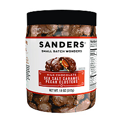 Performance Food Group Small Batch wonders Sea Salt Caramel Pecan Clusters, 18 oz Tub (MRY30971)