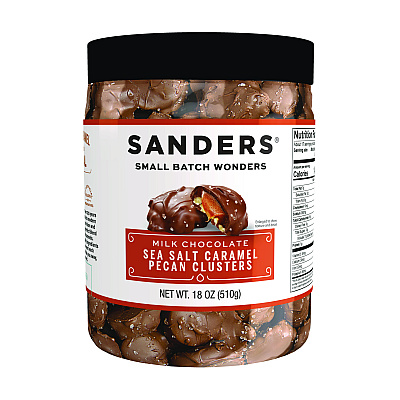 Performance Food Group Small Batch wonders Sea Salt Caramel Pecan Clusters, 18 oz Tub (MRY30971)