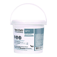 Sani Professional AF3 Germicidal Disposable Wipes, 1-Ply, 7.5 x 15, Unscented, White, Pail of 160 Wipes (PDIP1450PPK)