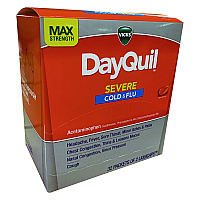 DayQuil Severe Cold and Flu Relief LiquiCaps, 2 LiquiCaps/Packet, 32 Packets/Box (PFY04263)