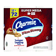 Charmin Ultra Strong Bathroom Tissue, Septic Safe, 2-Ply, White, 363 Sheets/Roll, 12 Rolls/Pack (PGC04311)