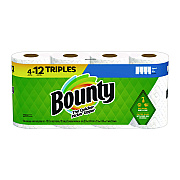 Bounty Select-a-Size Kitchen Roll Paper Towels, 2-Ply, 11 x 5.9, White, 135 Sheets/Roll, 4 Rolls/Pack (PGC06134)