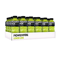 Powerade Sports Drink, Lemon Lime, 20 oz Bottle, 24/Pack (POW049000003697)