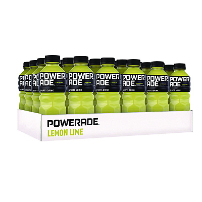 Powerade Sports Drink, Lemon Lime, 20 oz Bottle, 24/Pack (POW049000003697)