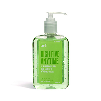 Perk Instant Hand Sanitizer with Moisturizers, 8 oz Pump Bottle (PRK24388638)