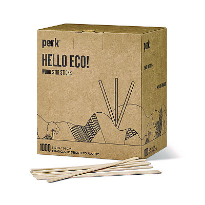 Perk Wood Stirrer, 5.5", 1,000/Pack (PRKPK61996)