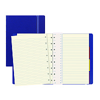 Filofax Notebook, 1-Subject, Narrow Rule, Bright Blue Cover, (112) 8.25 x 5.81 Sheets (REDB115009U)