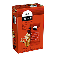 A.M. RXBAR Gluten-Free Peanut Butter Dark Chocolate Protein Bar, 1.9 oz Bar, 12/Box (RXBKEE00718)