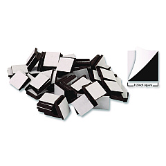 Teacher Created Resources Adhesive Magnetic Squares, Black, 0.5", 100/Set (TCRTCR20720)