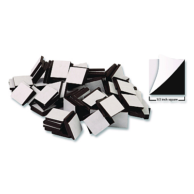 Teacher Created Resources Adhesive Magnetic Squares, Black, 0.5", 100/Set (TCRTCR20720)