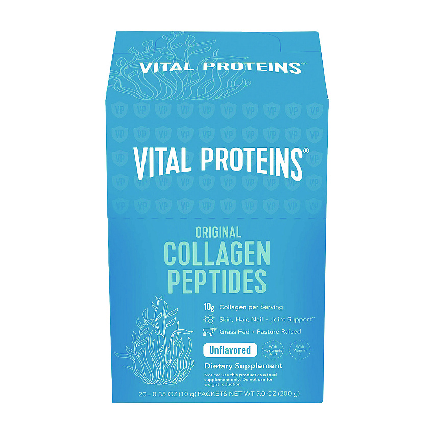 Vital Proteins Collagen Peptides Powder, Unflavored, 0.3 oz Packet, 20/Box (VTPVVP00539)