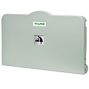 Alpine Compact Horizontal Baby Changing Station, 32 x 18, White (ALHALP411E)