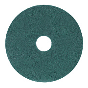 Boardwalk Heavy-Duty Scrubbing Floor Pads, 13" Diameter, Green, 5/Carton (BWK4013GRE)