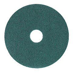 Boardwalk Heavy-Duty Scrubbing Floor Pads, 13" Diameter, Green, 5/Carton (BWK4013GRE)
