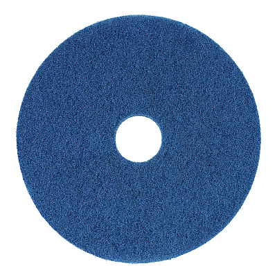 Boardwalk Scrubbing Floor Pads, 16" Diameter, Blue, 5/Carton (BWK4016BLU)