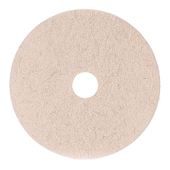 Boardwalk Natural Hog Hair Burnishing Floor Pads, 17" Diameter, Tan, 5/Carton (BWK4017NHE)