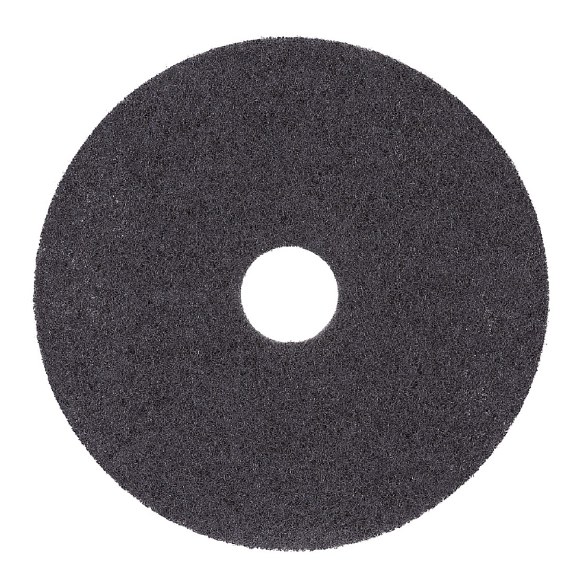 Boardwalk High Performance Stripping Floor Pads, 19" Diameter, Black, 5/Carton (BWK4019HIP)