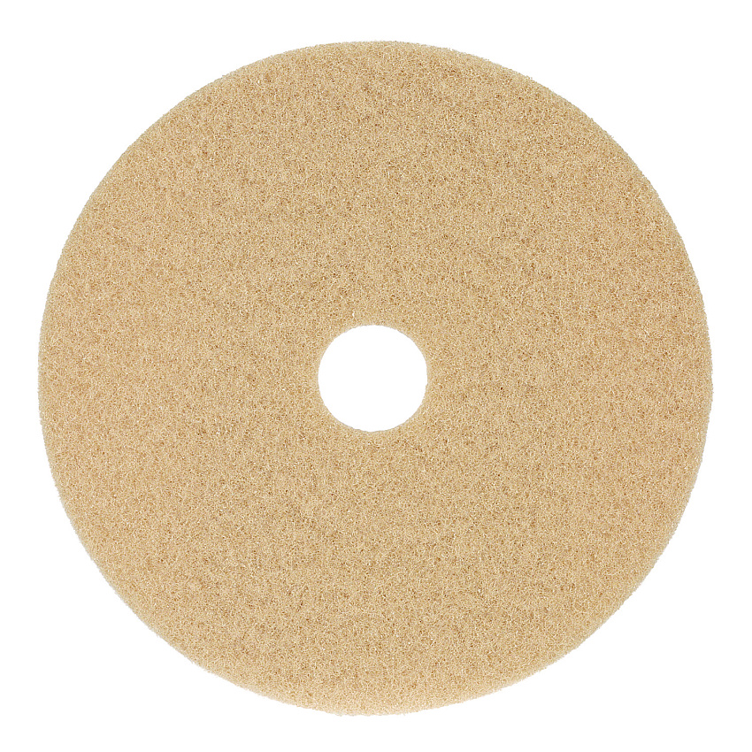 Boardwalk Burnishing Floor Pads, 19" Diameter, Tan, 5/Carton (BWK4019ULT)