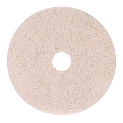 Boardwalk Natural Hog Hair Burnishing Floor Pads, 21" Diameter, Tan, 5/Carton (BWK4021NHE)