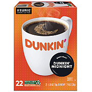 Dunkin Donuts K-Cup Pods, Original Dark Roast, 22/Box (GMT12798)