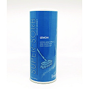 Fresh Products Super-Sorb Liquid Spill Absorbent, Lemon Scent, 720 oz Absorbing Volume, 12 oz Shaker Can, 6/Box (FRS614SSBX)