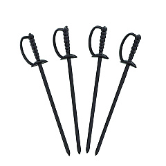 AmerCareRoyal Sword Picks, 6", Black, 1,000/Box, 10 Boxes/Carton (RPPRP147BK)