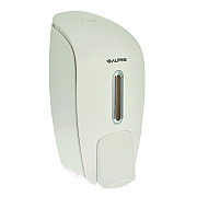 Alpine Surface Mounted Soap and Hand Sanitizer Dispenser, 27 oz, 4.1 x 4.6 x 9.6, White (ALHALP425WHI)