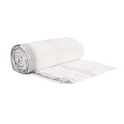 Boardwalk Drawstring Kitchen Bags, Drawstring, 13 gal, 24" x 28", White, 50 Bags/Roll, 2 Rolls/Carton (BWK1DK100)