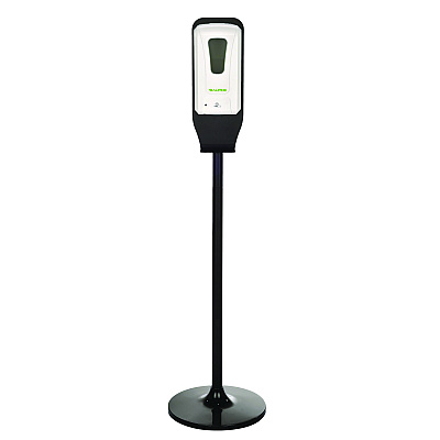 Alpine Automatic Foam Hand Sanitizer/Soap Dispenser with Floor Stand, 40 oz, 4.48 x 6 x 45, White (ALHALP430FS)